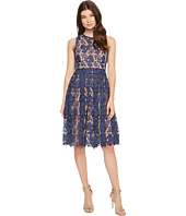 Donna Morgan - Sleeveless Lace Midi with Contrast Lining