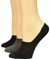 Steve Madden - 3-Pack Cable & Solid Footie