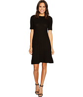 Three Dots - Brushed Sweater Rib 1/2 Sleeve Dress