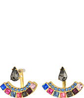 Rebecca Minkoff - Clara Stone Front Back Earrings