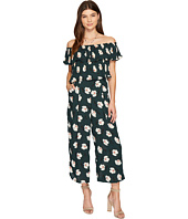 J.O.A. - Floral Printed Off the Shoulder Jumpsuit