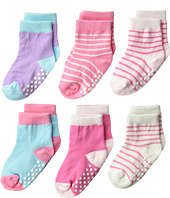Jefferies Socks - Non-Skid Crew 6-Pack (Infant/Toddler)