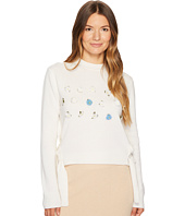 Cashmere In Love - Daisy Oya Embroidered Pullover