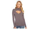 Modern Love Keyhole Mock Neck Top