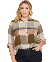 Lucky Brand - Plus Size Plaid Multi Top