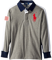 Polo Ralph Lauren Kids - Cotton Jersey Rugby Shirt (Big Kids)