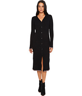 Michael Stars - Cotton Knit Long Sleeve Ribbed Cardigan and Dress
