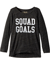 The Original Retro Brand Kids - Squad Goals 3/4 Pullover (Big Kids)
