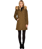 Vince Camuto - Faux Fur Hooded Down with Cinch Waist N1721