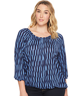 MICHAEL Michael Kors - Plus Size Sari Peasant Top