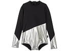 1/2 and 1/2 Long Sleeved Swimsuit (Little Kids/Big Kids)