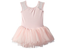 Cap Sleeve Bow Mesh Tutu Leotard (Toddler/Little Kids/Big Kids)
